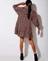 Image of Mareta Tea Dress in Autumn Blossom