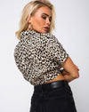 Image of Marleigh Crop Top in Cheetah