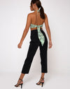 Image of Maudy Crop Top in Chinese Dragon Neo Mint
