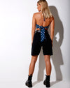 Image of Maudy Crop Top in Medium Polka Navy