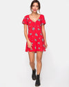 Image of Meca Dress in Soi Rose Red
