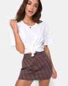 Image of Mini Broomy Skirt in Chinese Moon