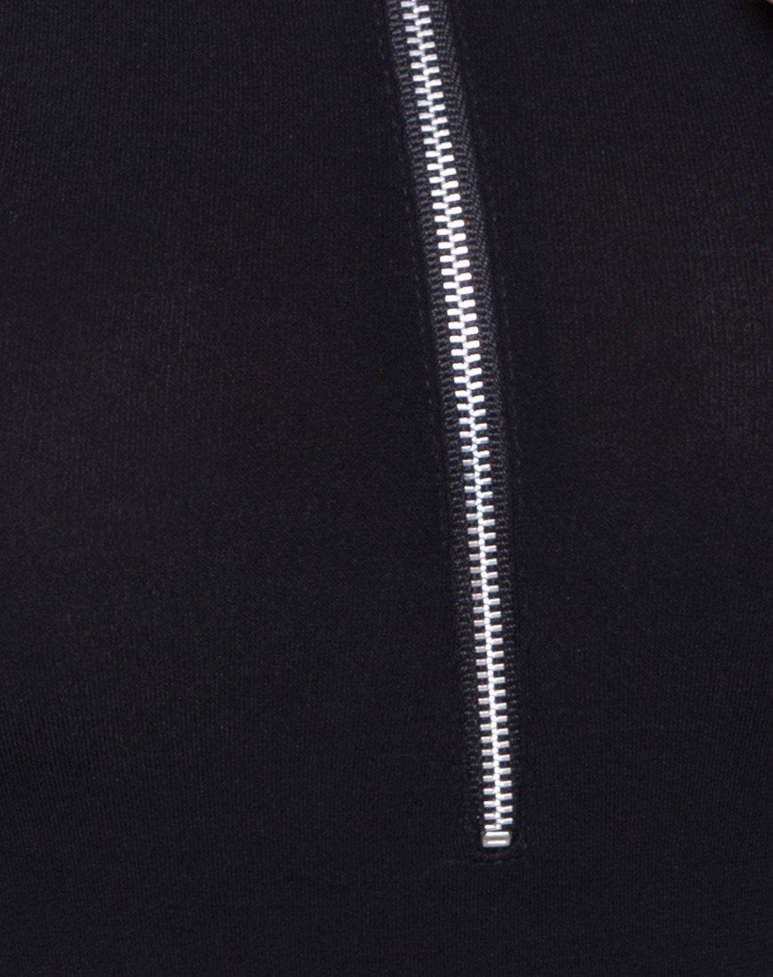 Image of Molaka High Neck Bodice in Black