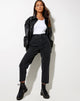 Image of Mom Jeans in Black Wash