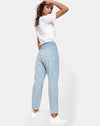 Image of Mom Jeans in Blue Wash