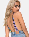 Image of Lalung Plunge Bodice in New Stripe
