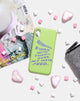 Image of Phone Case in Matte Lime with Instafeed Text X Top Girl