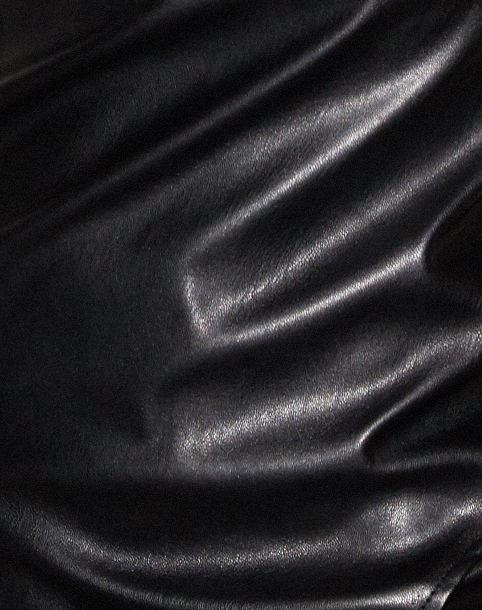 Image of Niana Bodycon Dress in Pu Black