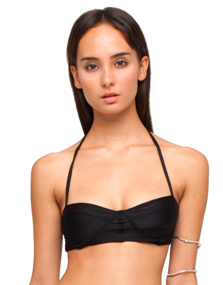Image of Opal Bikini Top in Black