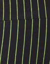 Image of Poton Cutout Unitard in Neon Pinstripe