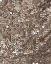 Image of Purpura Dress in Glitter Sequin Antique Gold