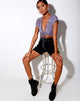 Image of Raeto Crop Top in Lilac Blossom
