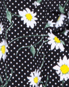 Image of Reany Bodice in Polka Daisy Black