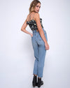 Image of Reany Bodice in Polka Daisy Black