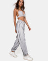 Image of Beval Jogger Pants in Reflective Silver
