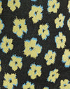 Cute Floral Black and Yellow