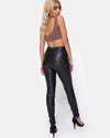 Image of Rilla Top in Cacao with Rectangle Square