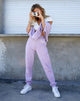 Image of Basta Jogger in Violet Angel Embro White