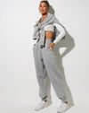 Image of Roider Jogger in Greymarl with Angel Embro in Lemon