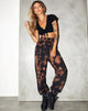 Image of Roider Jogger in Black Rust Tie Dye