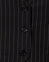 Pinstripe Black
