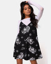 Image of Sanna Slip Dress in Dragon Black