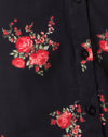 Image of Sanna Slip Dress in Soi Rose Black and Red