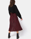 Image of Satha Skirt in Dotty Rose Black