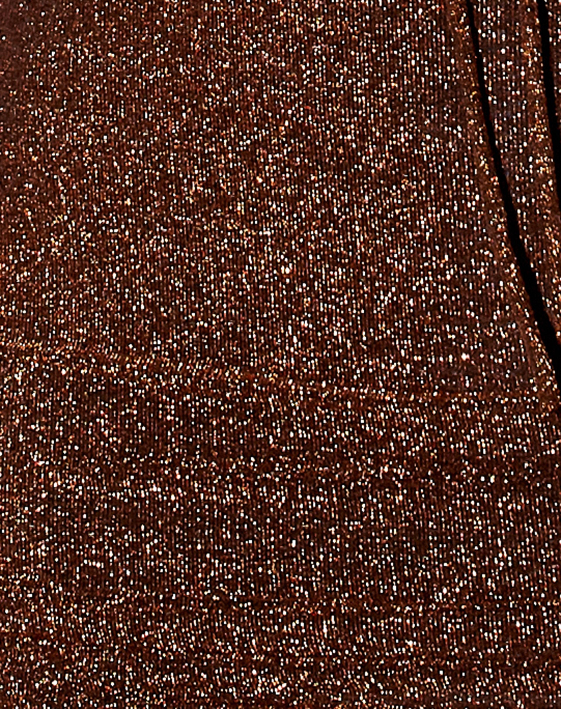 Image of Arji Mini Skirt in Glitter Lurex Bronze