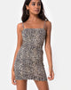 Image of Selah Bodycon Dress in Rar Leopard Brown