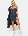 Image of Selah Bodycon Dress in Tokyo Techno Tour Black
