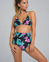 Image of Selena High Waisted Bikini Bottom in Paradise Print