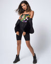 Image of Cadence Crop Top in Tear Drop Sequin Pink Oil