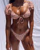 Image of Shella Bikini Top in Ditsy Floral Yellow