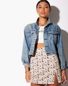 Image of Sheny Mini Skirt in Daisy Day Cream
