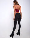 Image of Shisui Tube Top in Satin Burgundy