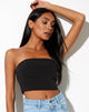 Image of Shoki Bandeau Top in Black
