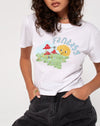 Image of Shrunk Tee in White Fantasy