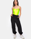 Image of Solemo Bodice in Nylon Green Motel