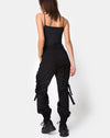 Image of Solemo Bodice in Pinstripe Black
