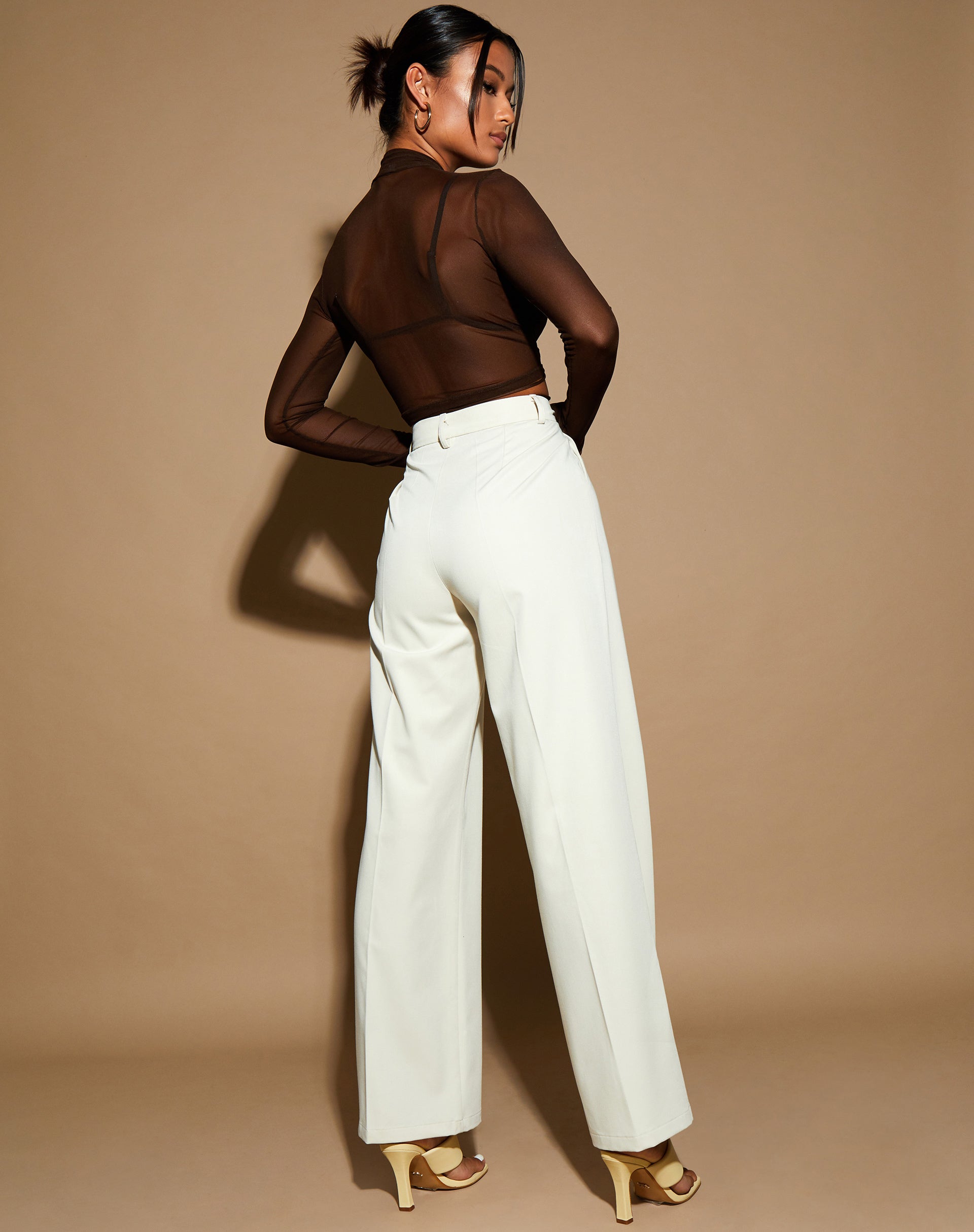 Image of Abba Trouser in Cream