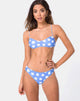 Image of Stevie Bikini Top in Daisy Stamp