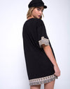 Image of Sunny Kiss Oversize Tee in Eclipse Placement