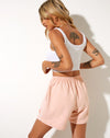 Image of Terry Short in Wash Out Peach Mushroom