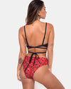 Image of Truman Bikini Top in Chinese Fire Dragon