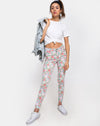 Image of Ultimate Jean in Bloom Floral Blue Base
