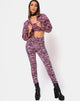 Image of Ultimate Jean in Zips Zebra Pink