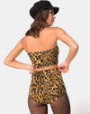 Image of Hilly High Waist Hot Pant in Leopard