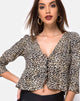 Image of Vinequa Top in Rar Leopard