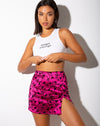 Image of Wren Mini Skirt in Butterfly Bloom Pink